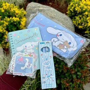 Sanrio Cinnamoroll Blue and White Stationery Set